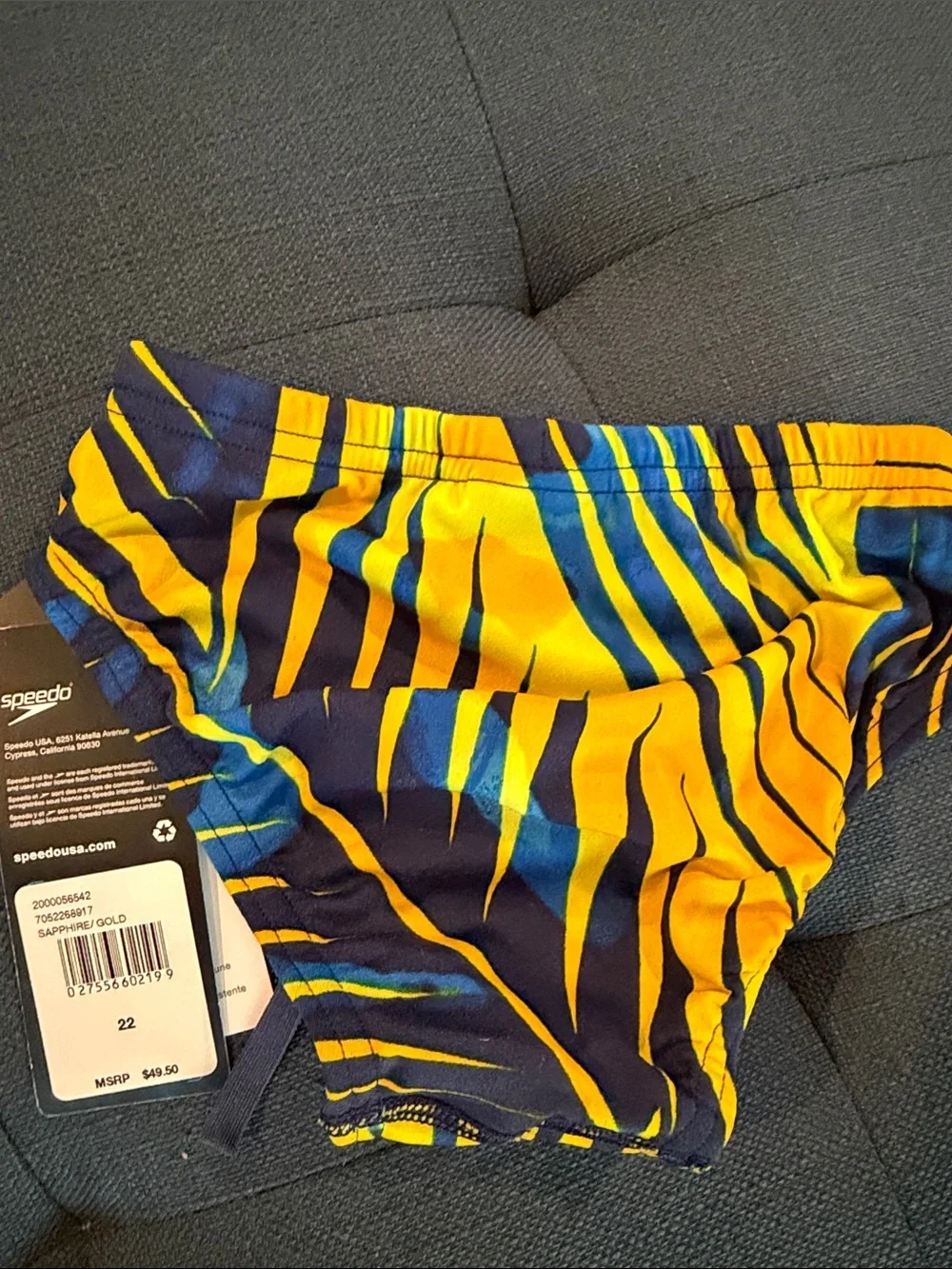 Youth Speedo Endurance+ Swim Briefs Bundle of 3 NEW waist 22 competitive Euro